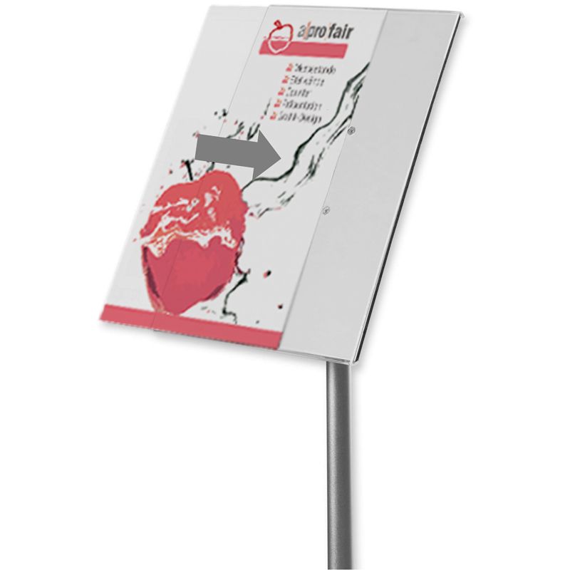 Plakatständer Puladi A4, Einschub